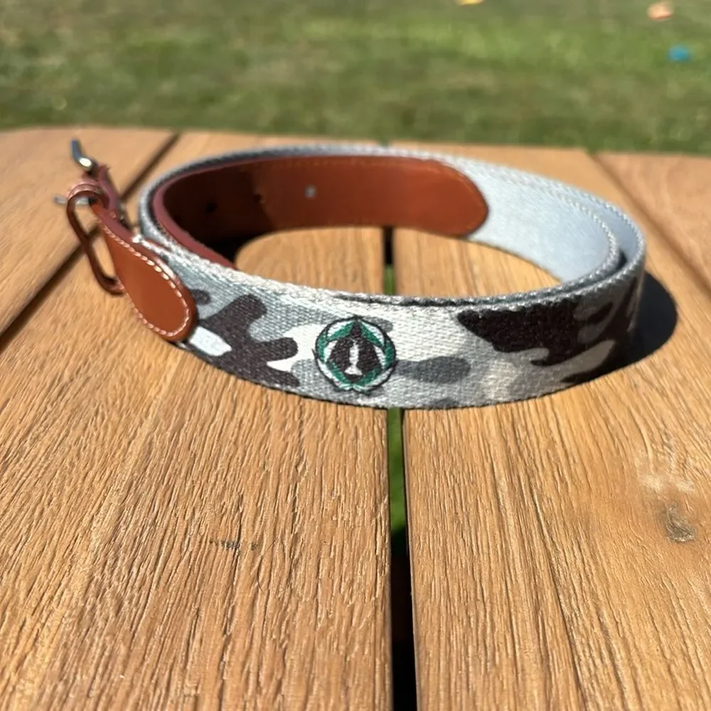 Peter Millar Camo British Open limited edition Men's Brown and Gray Belt size 42